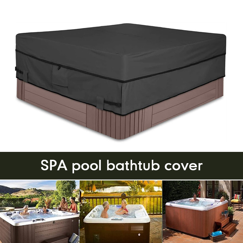 Pool Cover Waterproof - 스퀘어 스파 온수 욕조 먼지 커버,