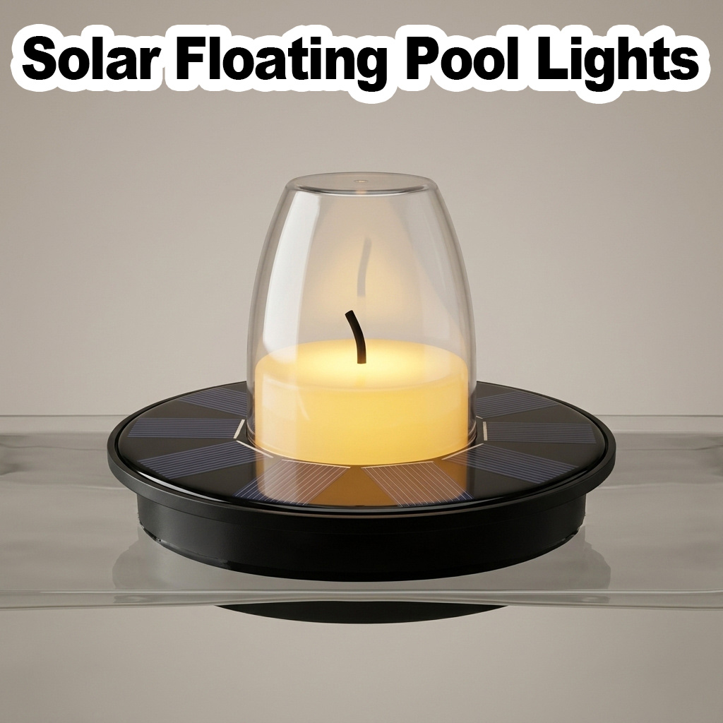 Pool Light Solar Rechargeable - 수영장 조명, 6시간 태양광 충전, 자동