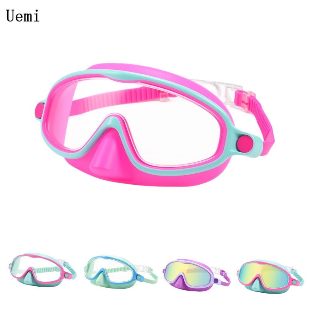 Swim Goggles Anti Fog Uv - 코 커버가 있는 어린이 수영 고글
