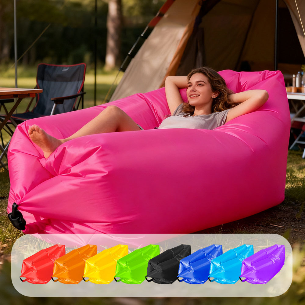 Pool Lounger Inflatable - 다채로운 색상의 휴대용 에어 소파 겸