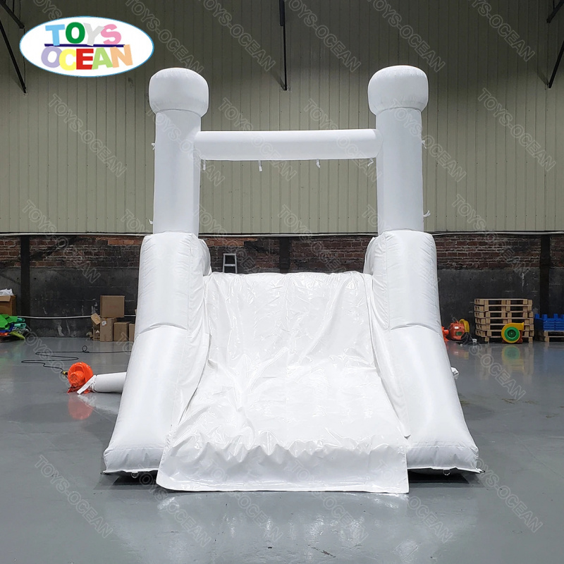 Water Slide Inflatable - 맞춤형 뒷마당 화이트 워터 슬라이드 성인용