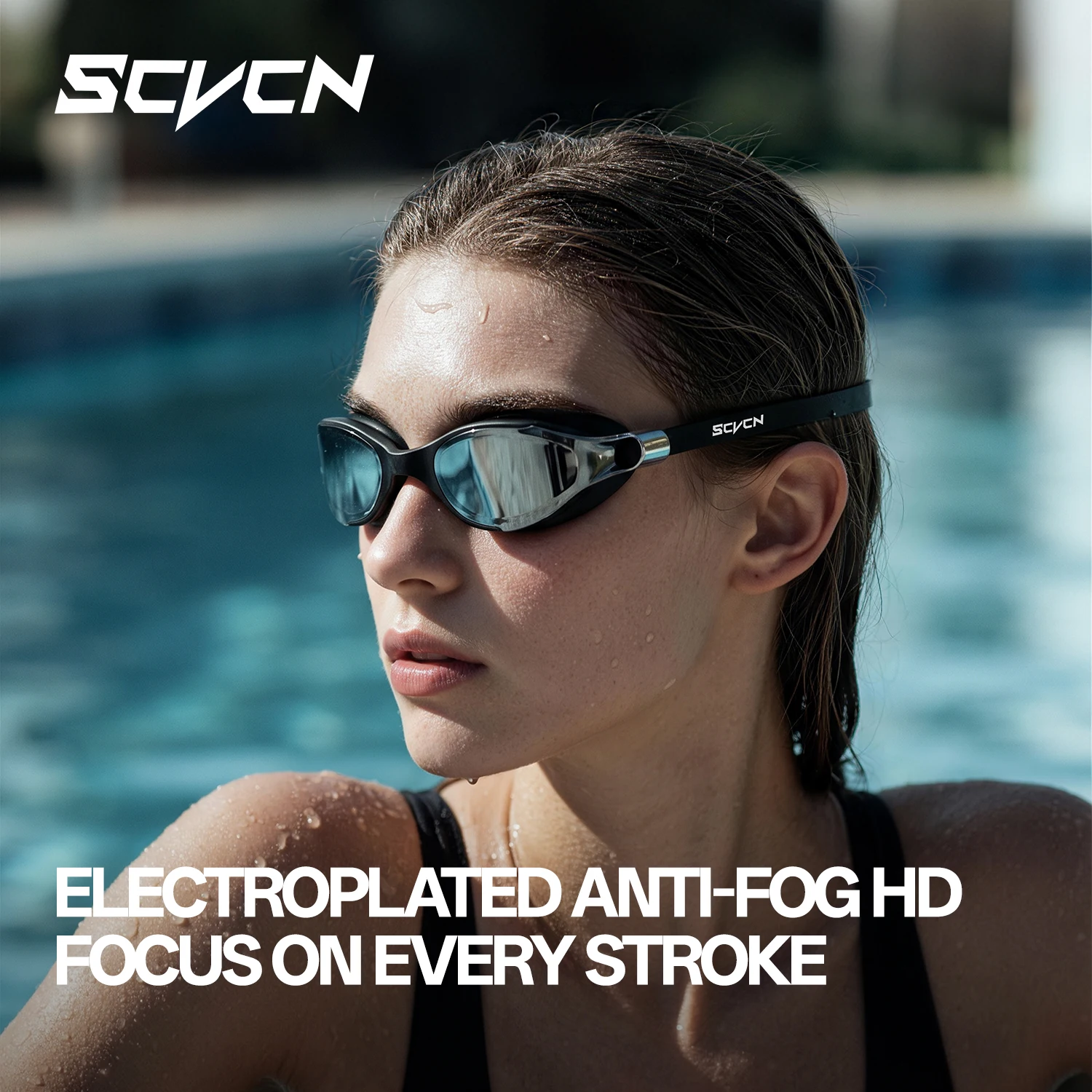 Swim Goggles Anti Fog Uv - SCVCN 전문가용 수영 고글, 김서림 방지,