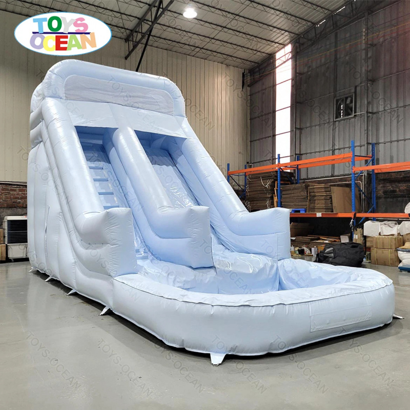 맞춤형 단색 0.55mm 두께 PVC 풍선 워터 슬라이 - Water Slide Inflatable 리뷰 및 가격