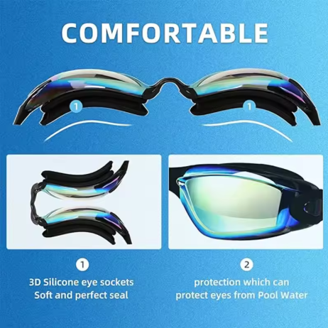 성인용 수영 고글, 김서림 방지 및 누수 방지 UV 차 - Swim Goggles Anti Fog Uv 리뷰 및 가격