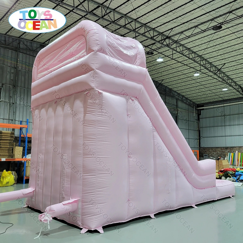 상업용 핑크색 2레인 에어바운스 워터슬라이드 (수영장  - Water Slide Inflatable 리뷰 및 가격