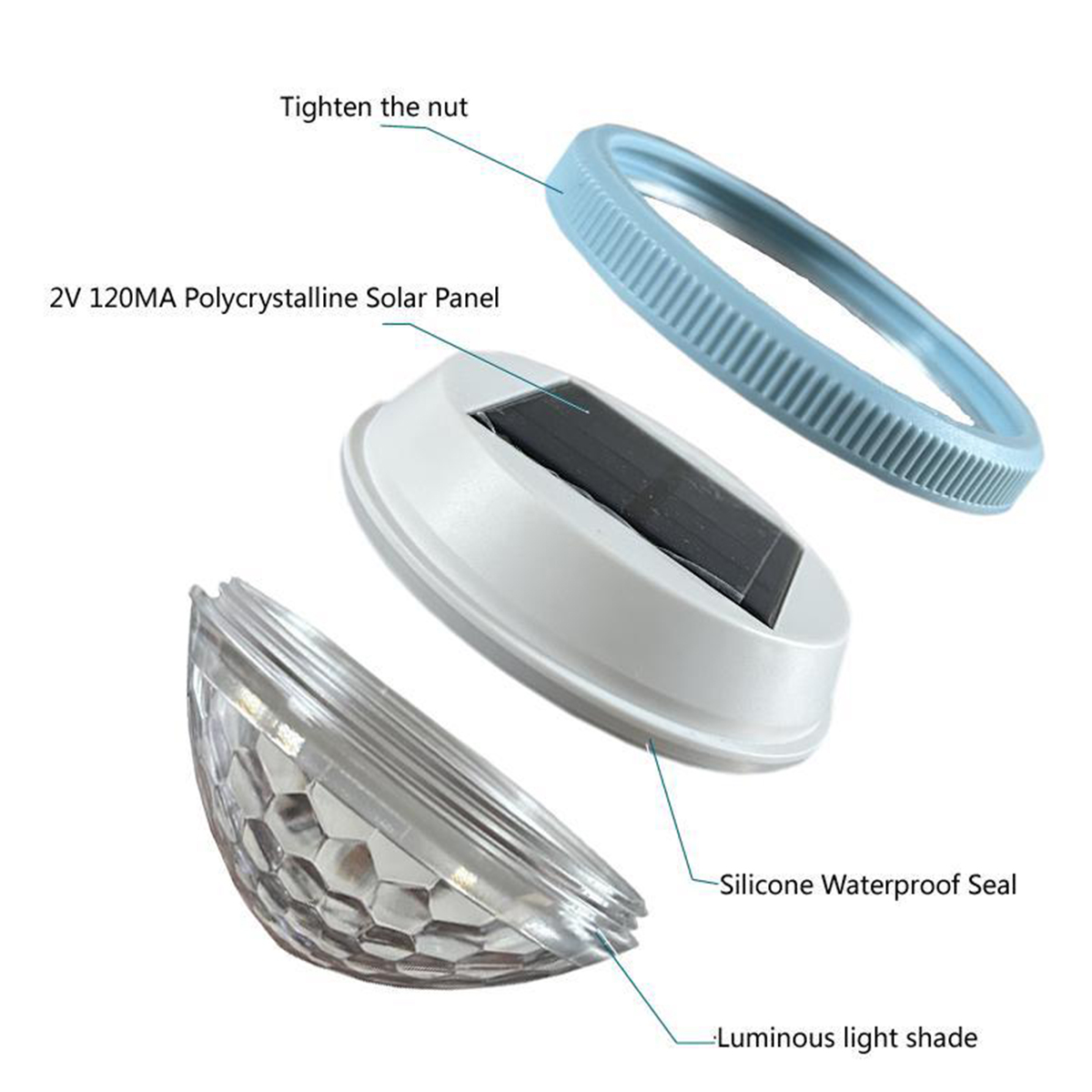 태양 부동 수영장 빛 패널 옥외 재충전용 램프 밤 정원 - Pool Light Solar Rechargeable 리뷰 및 가격