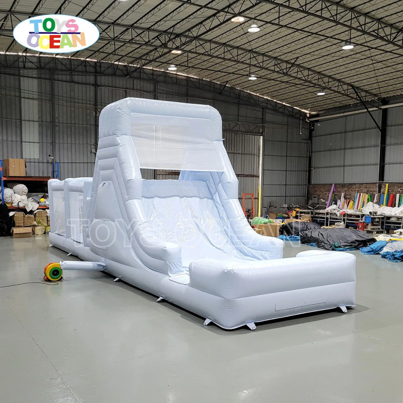 흰색 풍선형 워터 슬라이드, 롱 슬립앤슬라이드, 미니멀 - Water Slide Inflatable 리뷰 및 가격