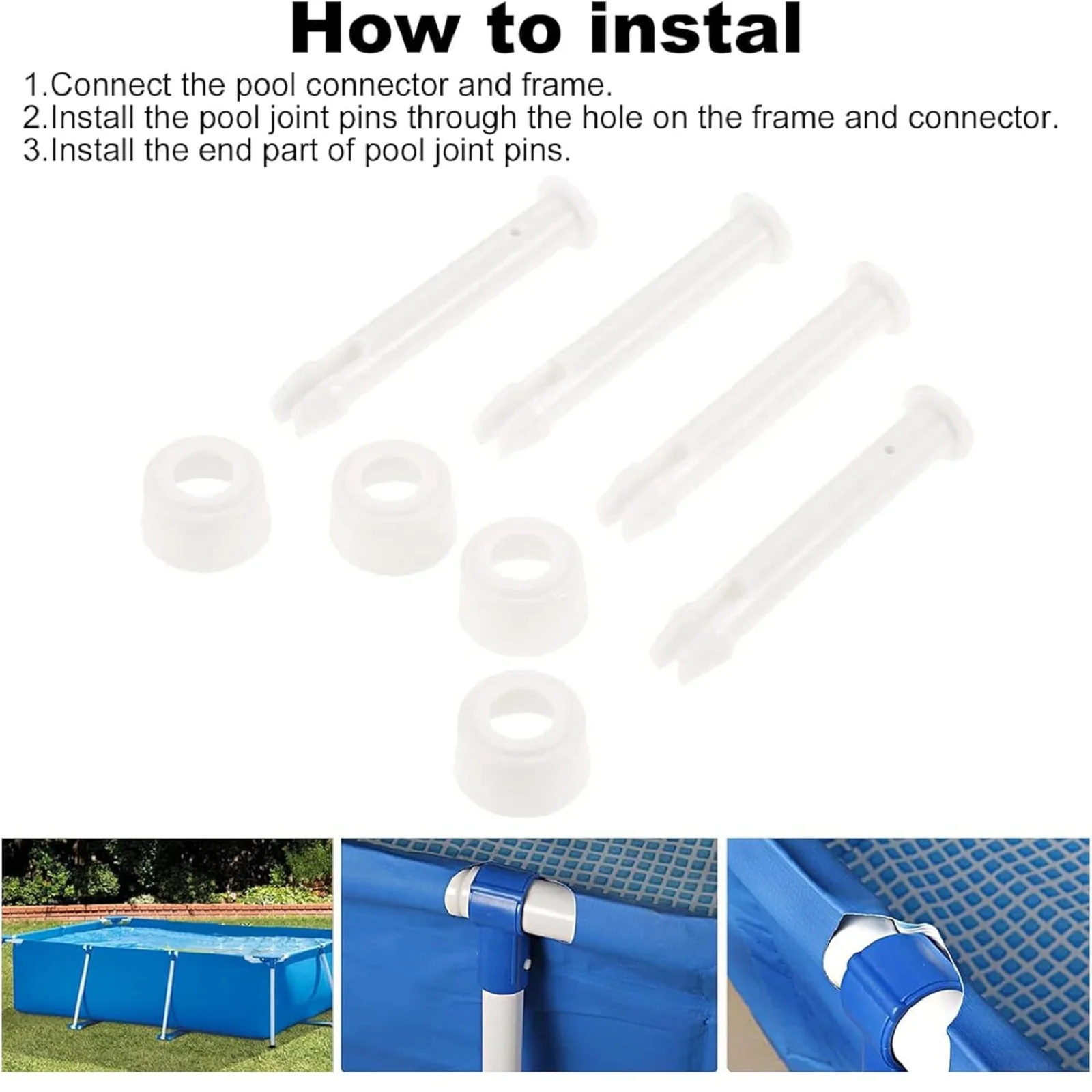플라스틱 풀 조인트 핀 및 고무 씰, 지면에 10-12 - Pool Ladder Above Ground 리뷰 및 가격