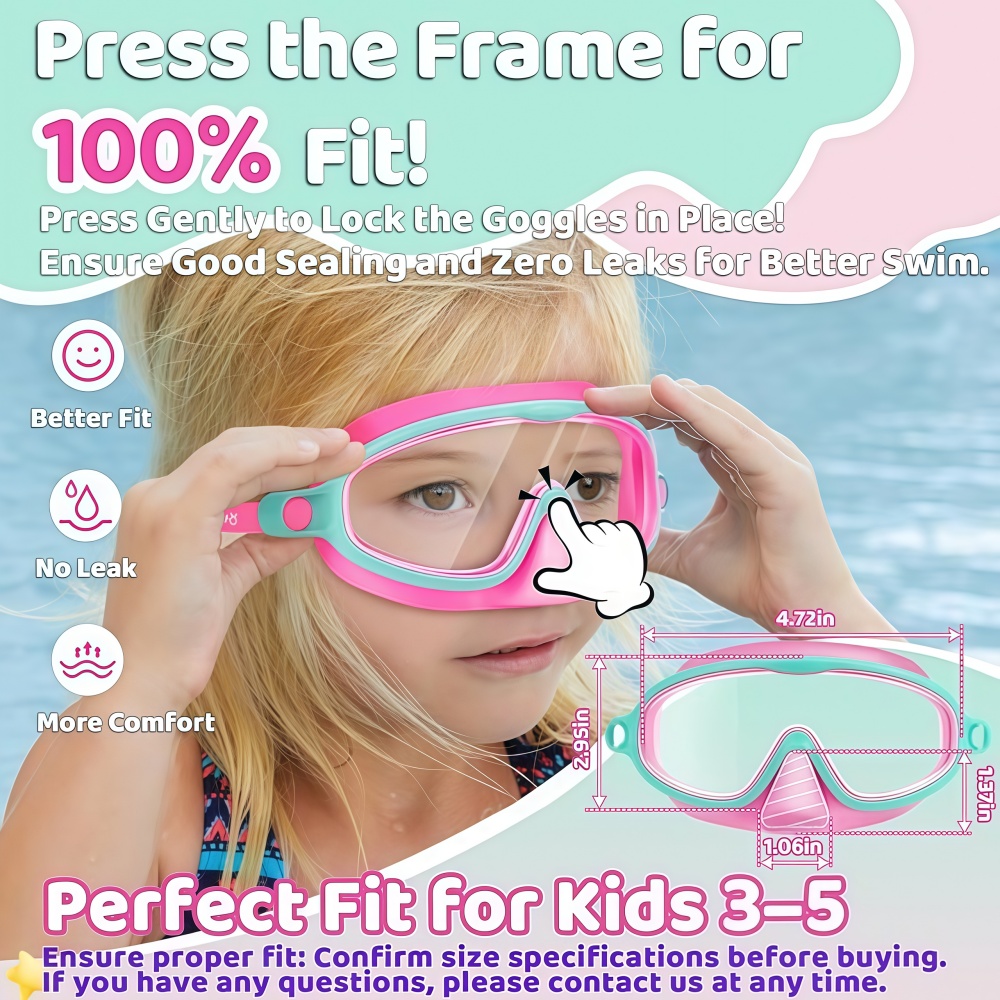 코 커버가 있는 어린이 수영 고글 UV 방지 및 안티- - Swim Goggles Anti Fog Uv 리뷰 및 가격