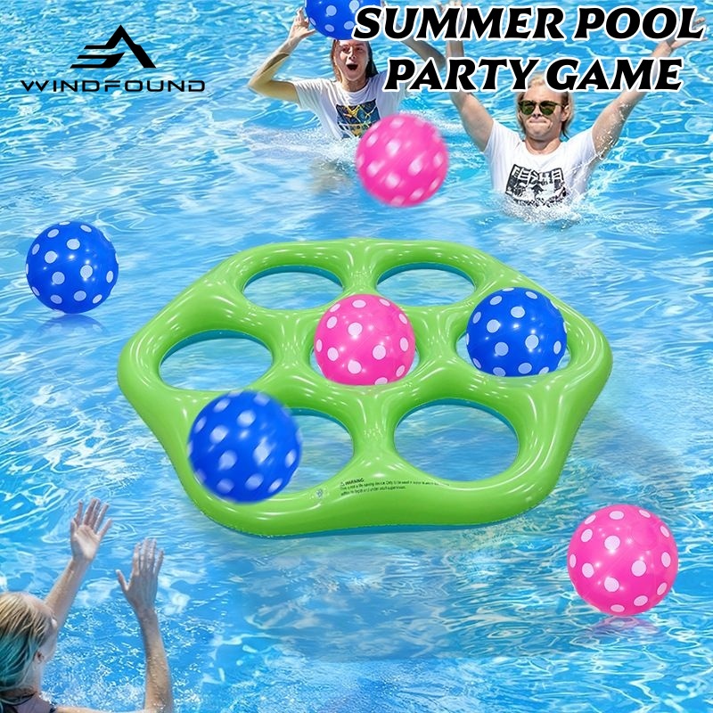 팽창식 육각형 링 던지기 수영장 장난감 PVC 플로팅  - Pool Float Ring Inflatable 리뷰 및 가격