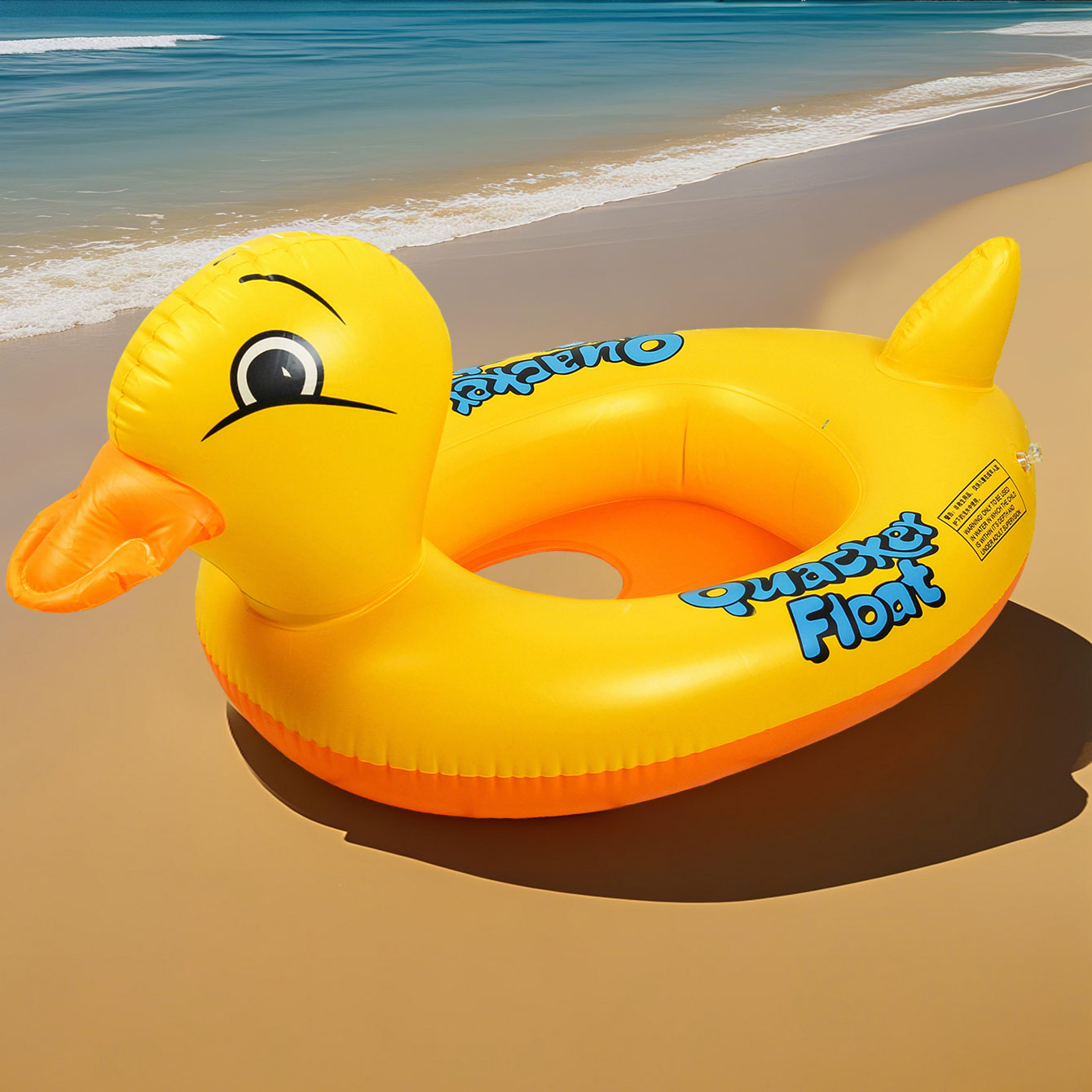 1PC 오리 모양의 두꺼운 풍선 겨드랑이 플로트(시트  - Pool Float Ring Inflatable 리뷰 및 가격
