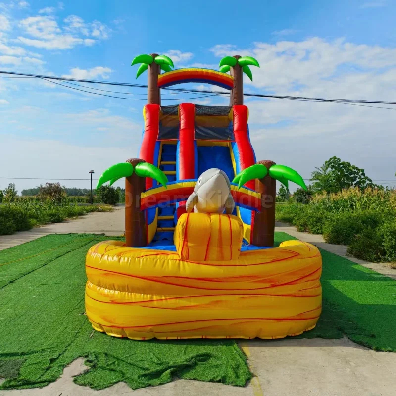 내구성 있는 PVC 상업용 풍선 워터 슬라이드, 워터  - Water Slide Inflatable 리뷰 및 가격
